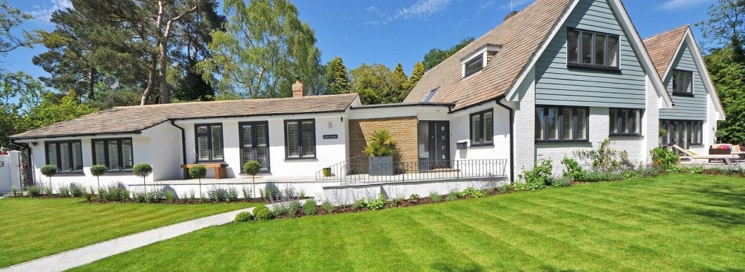 beautiful front shot of home