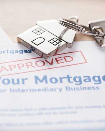 Approved mortgage loan agreement application