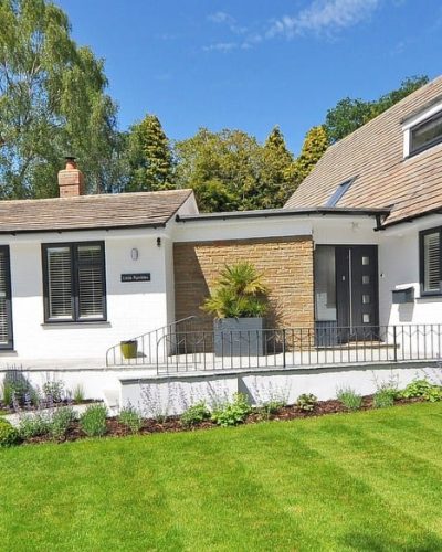 beautiful front shot of home